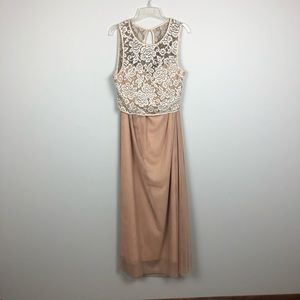 Two Piece Lace & Tulle Prom or Wedding Dress